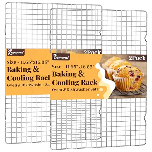 2 PCS Grid Wire Baking Cooling Racks