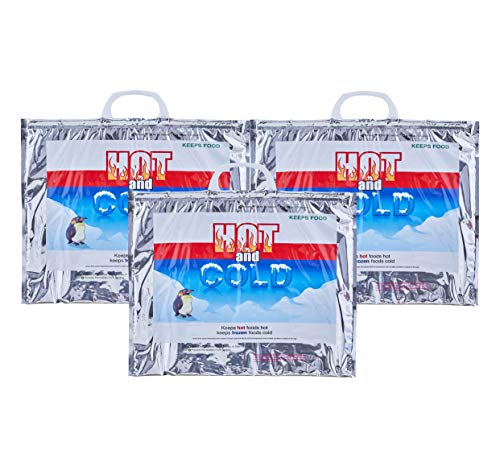 Hot and Cold Insulated Bags for Food Delivery (Small (Meal Size))