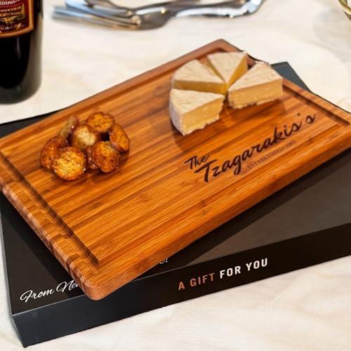 Handmade Personalized Cutting Board (Last Name Engraving)
