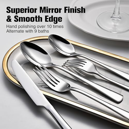18 10 Flatware set for 6 (Silver / 30-Piece)