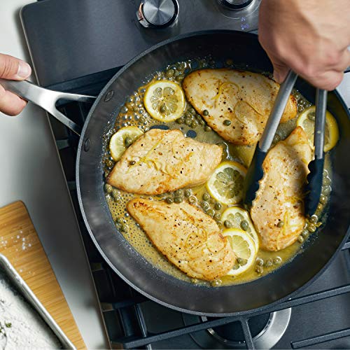Induction Nonstick Frying Pan with Lid (Skillet with Lid (12.25"))