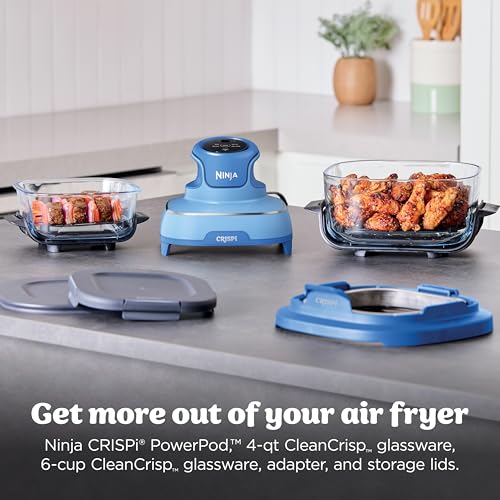 Crispi Glass Air Fryer (Electric Cobalt)