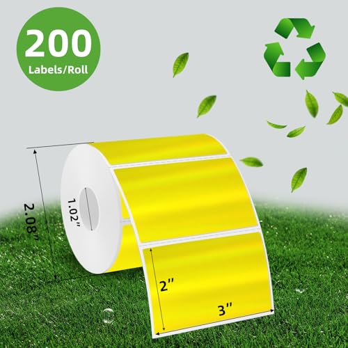 3x2 Inch Holographic Thermal Labels (Holographic Yellow-1 / 2*3 inch)