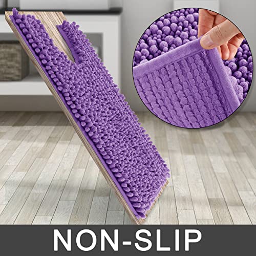 Toilet Rug U Shaped Washable 24x20 Inch