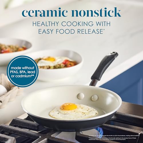 Cucina Ceramic Nonstick Frying Pan (Skillet (8.5") / Peppercorn)
