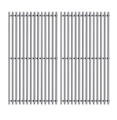 SG523 (2-Pack) 15" Stainless Steel Cooking Grid/Grates for Weber 7523 Genesis Silver A, Spirit E-200,Spirit 500,Spirit 210 (2007-2012) Gas Grills (15" x 22 1/2")