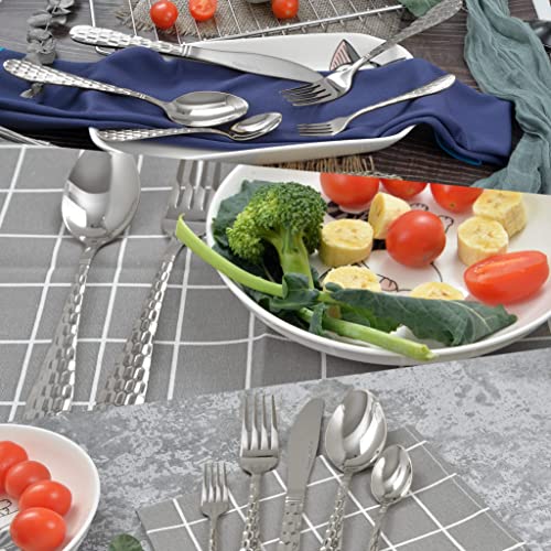20 Piece Silverware Set (Silver)