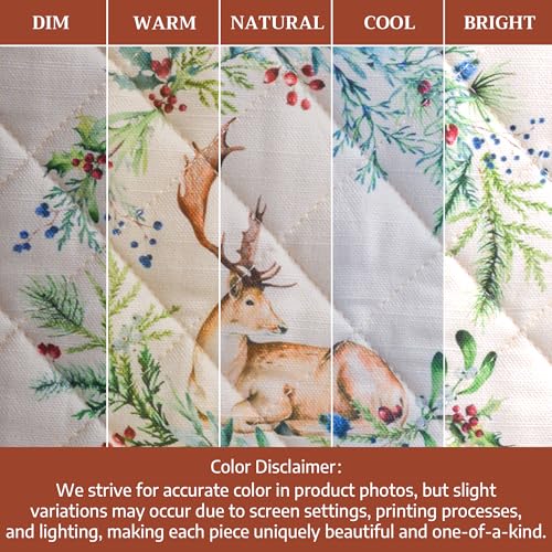 Pot Holders 100% Cotton Potholders (100 - Holly Time / 8" x 8" (Pot Holder Pack of 1))