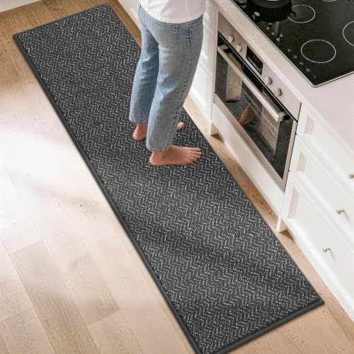 Kitchen Rugs Non (Dark Grey / 17“x71”)