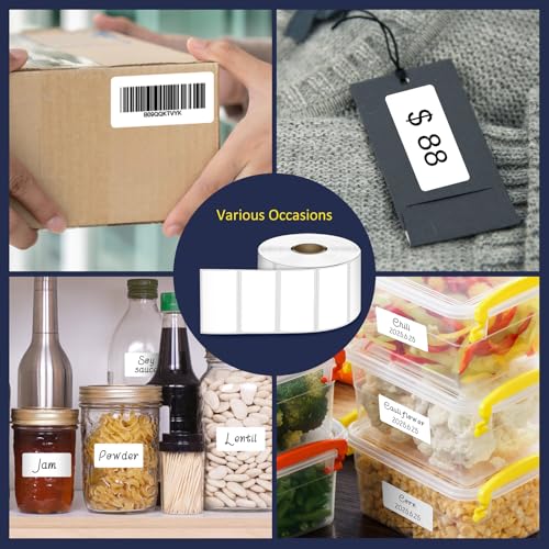 L Liked 1300 Direct Thermal Labels 2"x1" (2"x1"-1 Roll)