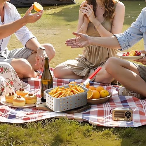 18 QT Propane Fish Fryer Pot and Baskets for Outdoor Cooking (18 QT)