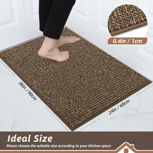 Kitchen Rugs 24"x36" (Brown / 24" X 36" (Rectangular))