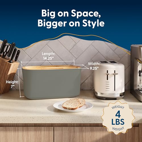 Sonder LA Union Bread Box with Wood Lid