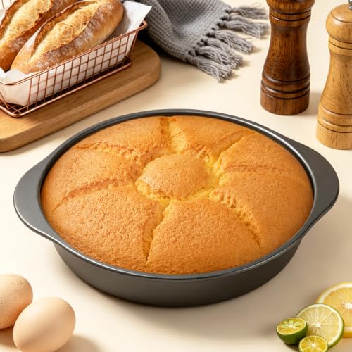 9 Inch Cake Pan Set (3PCS Black 9 inch Cake Pan)