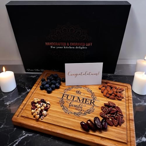 Handmade Personalized Cutting Board (Monogram Engraving)