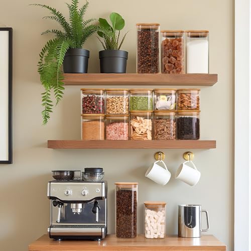 Glass Storage Containers with Lids 1.4 Qt (3 Count)