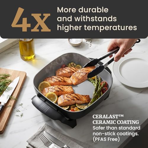 12" PFAS Free Ceramic Electric Skillet