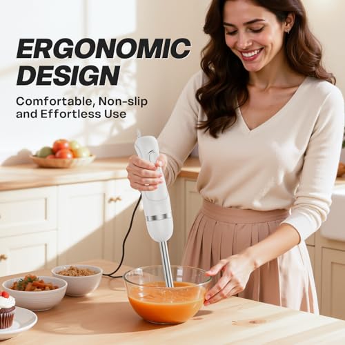 Immersion Blender Corded 400W (White / single)
