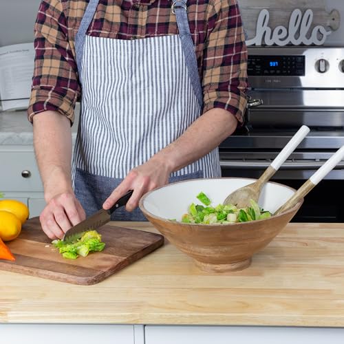 Wooden Salad Bowl Set