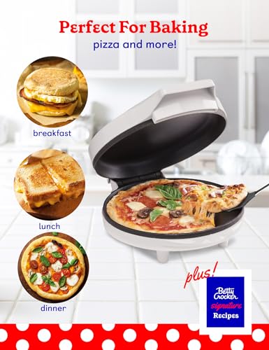 8 Inch Travel Pizza Maker Plus (White / Travel Size)