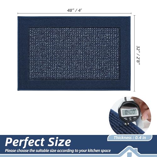 Kitchen Rugs 32"x48" (Blue / 32" X 48" (Rectangular))