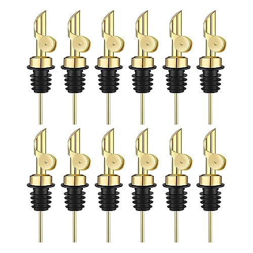 Pafuen 12 Pack Liquor Pour Spout (Gold)