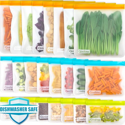 Reusable Food Storage Bags (Multicolor)