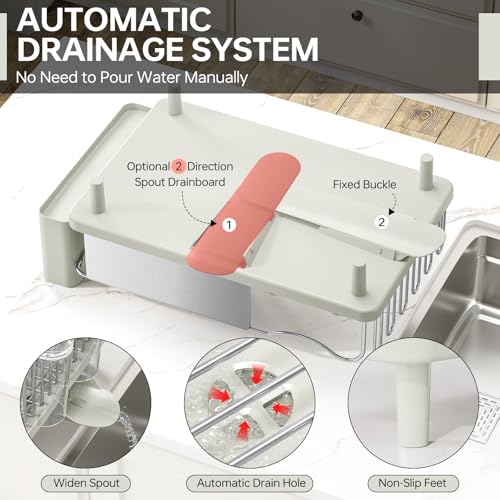 Dish Drying Rack (Light Green)