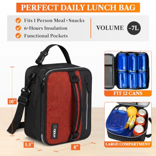 Insulated Lunch Bag for Men Women Kids