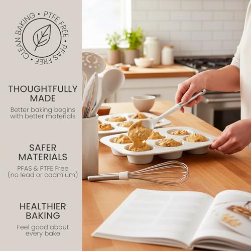 8 Piece Stackable Bakeware Set (French Gray)