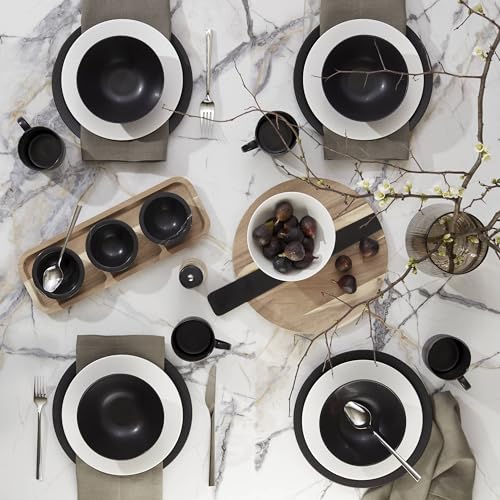 895250 Lx Collective Black 12 (15.85 LB / 12-Piece Dinnerware Set)