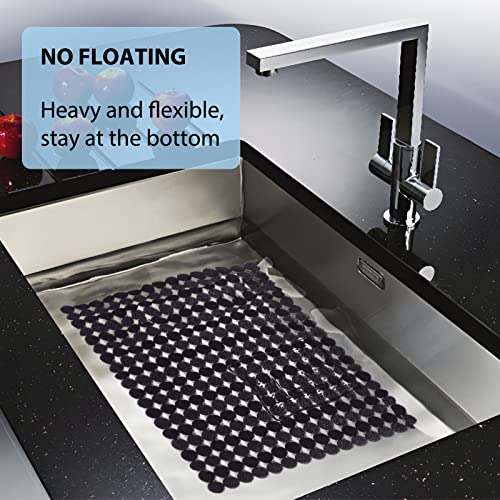 Sink Protectors Mat for Kitchen Sink (Black)