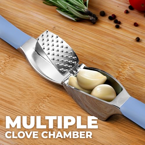 Metal Comfort Grip Garlic Press