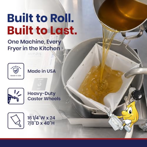 BD505 Deep Fryer With Oil Filtration (55 LB Machine)