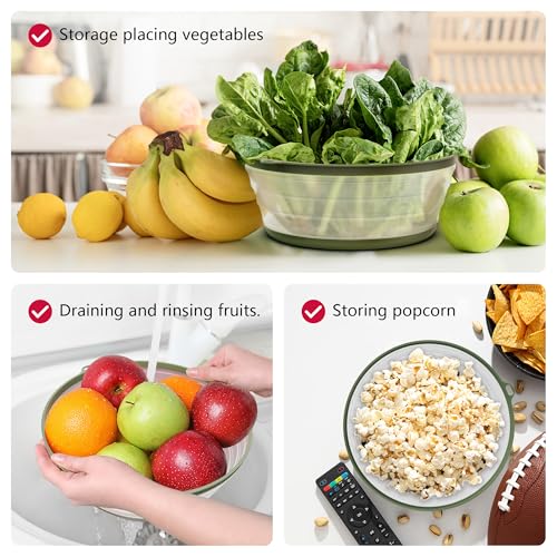 Microwave Splatter Cover Vented for Food with Hook Hole (2 packs-Green / M(11"x3.26")-Pack of 2)