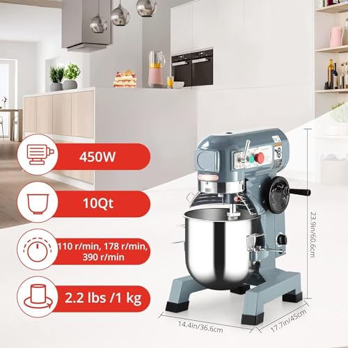 Commercial Food Mixer 10 QT