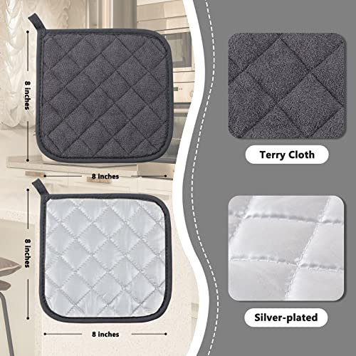 4 Pack Pot Holders for Kitchen Clearance (4 Count)