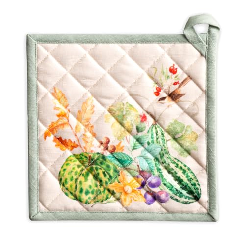 Pot Holders 100% Cotton Potholders (085 - Lumina / 8" x 8" (Pot Holder Pack of 1))