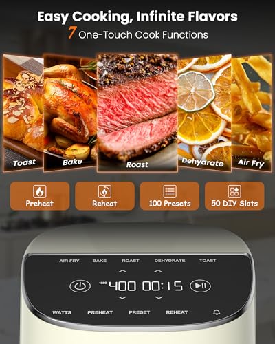 Brio Plus Air Fryer 8 Qt (8 quart / Cream)