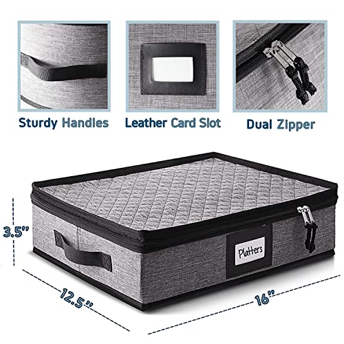 Platter Storage Cases (Grey / Platter Storage)