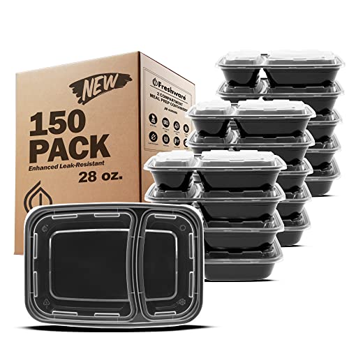 Meal Prep Containers with Lids 28 oz [150 Pack] 2 (28OZ-150PK)