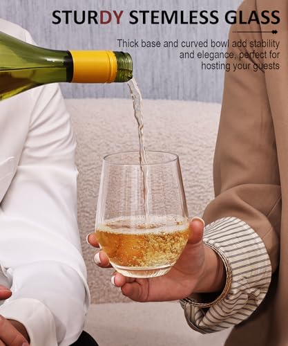 Wine Glasses Set (Set of 4-15 oz)