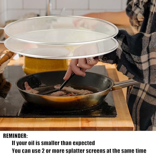 Splatter Screen for Frying Pan