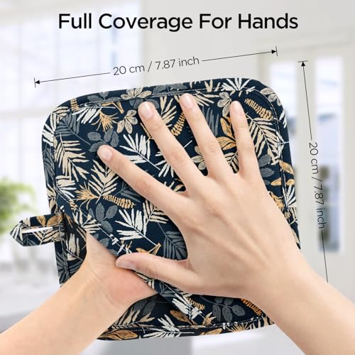 Pot Holders for Kitchen Heat Resistant Hot Pads for Countertops Oven Pot Holders Cotton Potholders for Kitchen Cooking Baking