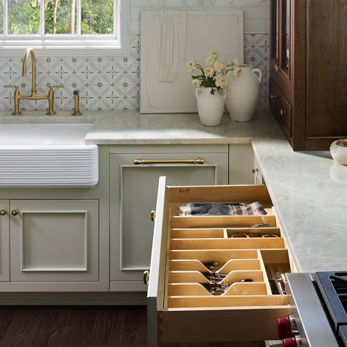 Trim-to-Custom-Fit Utensil Drawer Organizer, 33.11"x21.97" (Standard)