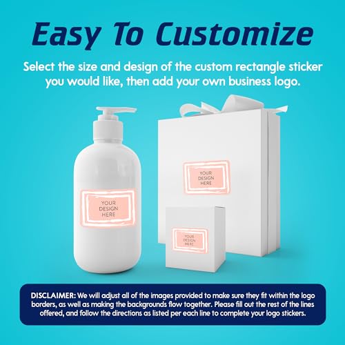 Custom Vinyl Stickers Your Image (Peach / 5x3)