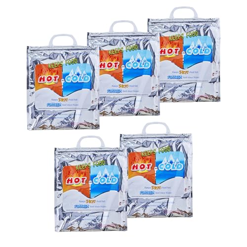 Hot and Cold Insulated Bags for Food Delivery (X Small (Meal Size))