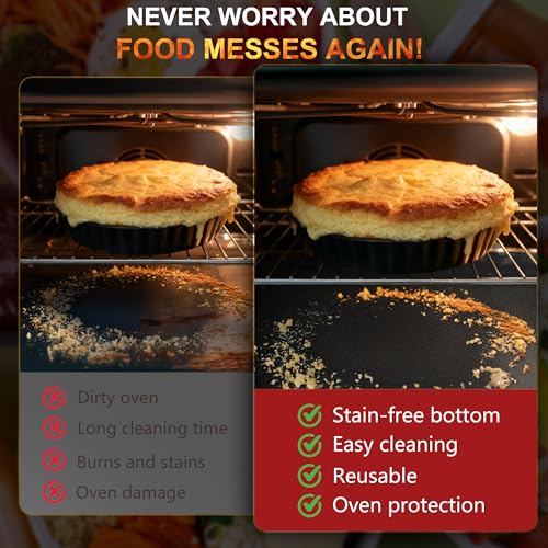 2 Pack Oven Liners for Bottom of Oven