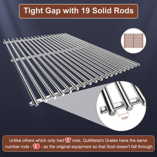 18.75" Grill Grates for Weber Genesis II 300 & II LX 300 Series (18.75”×13.25“)