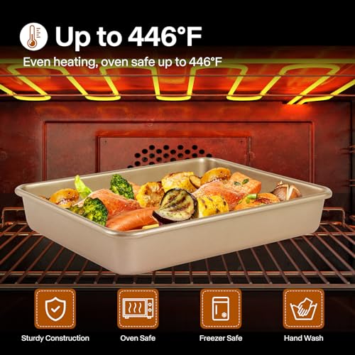 Deep Baking Pans Set (3 Count)